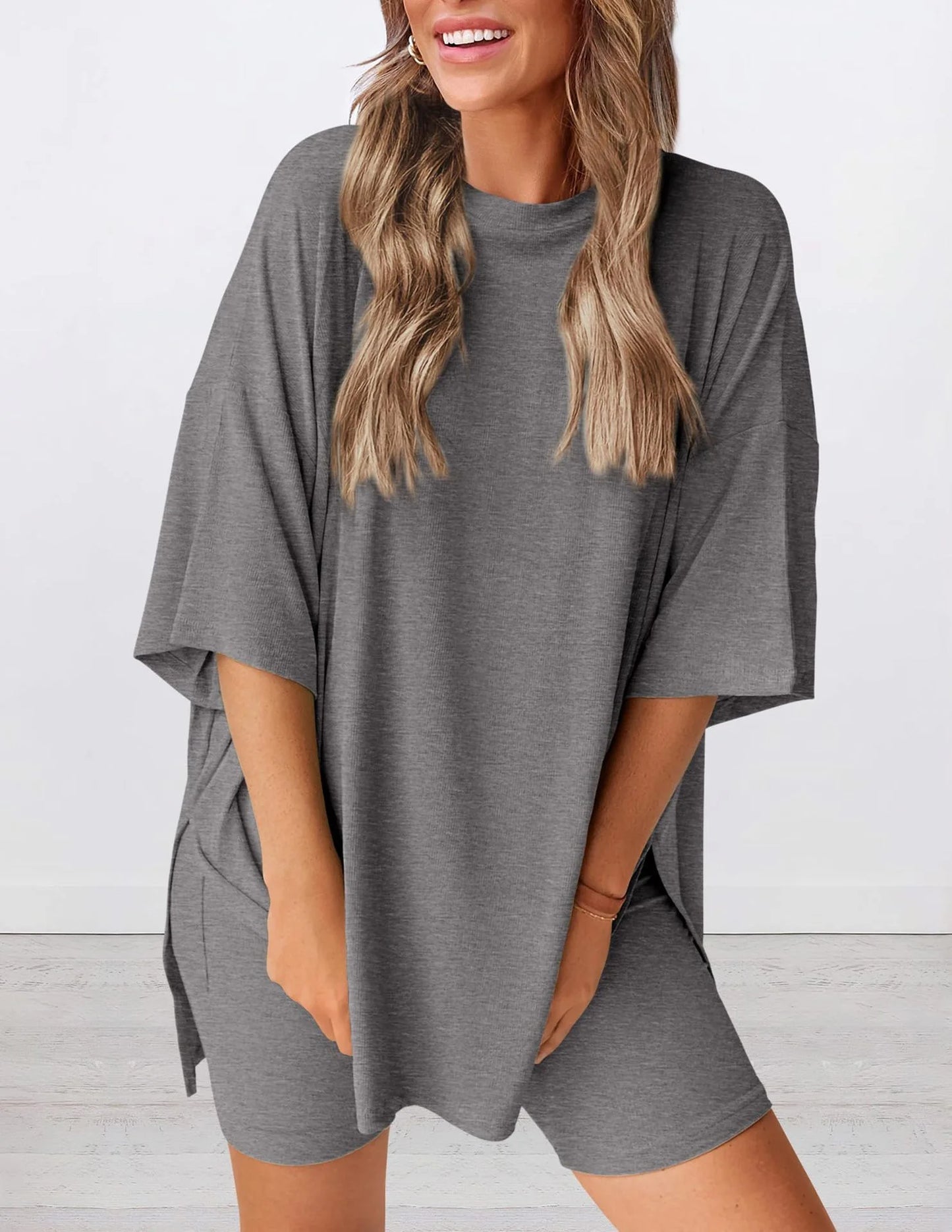 Casual Pocket Shorts Two-Piece Set