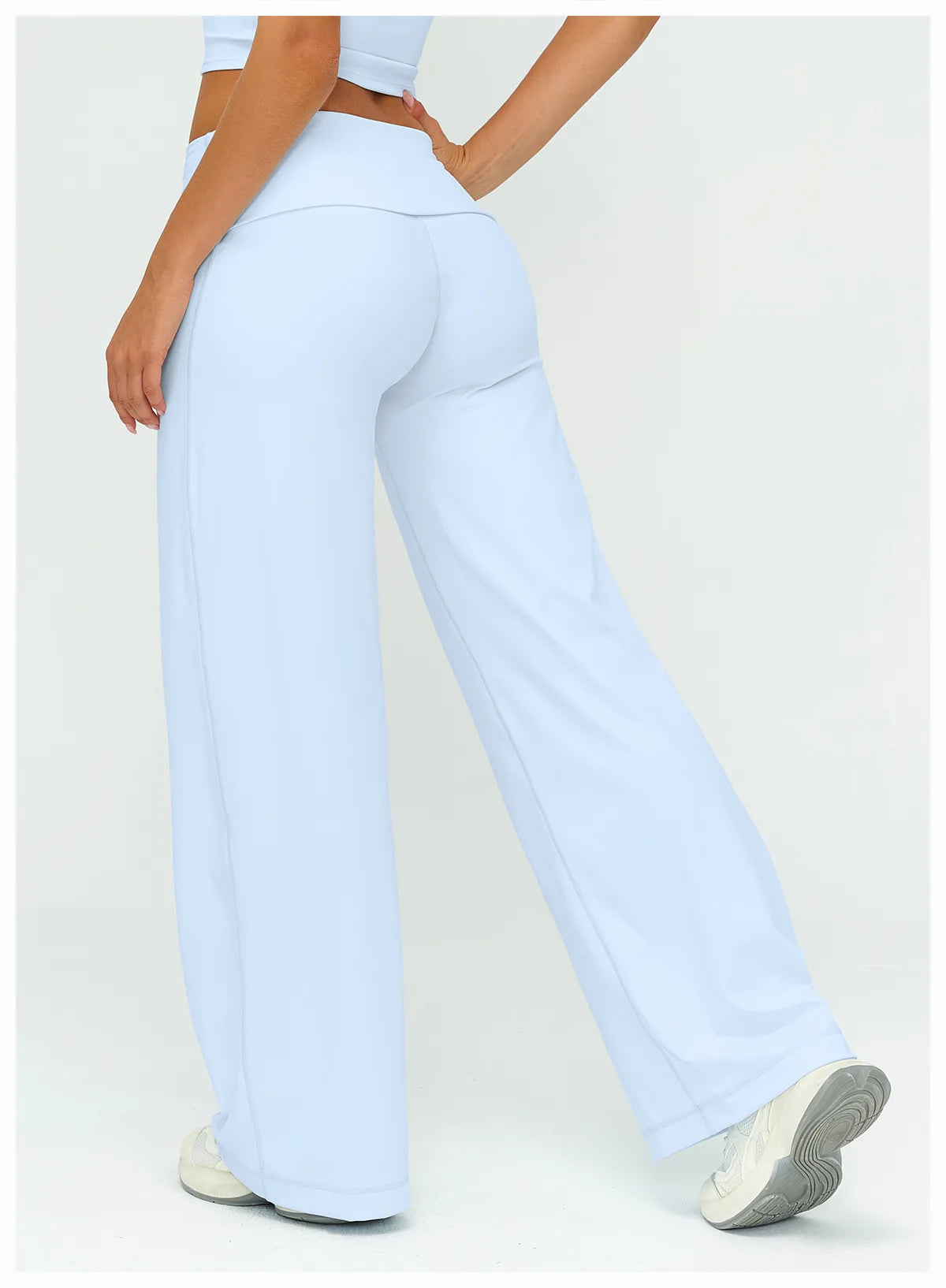 Womens Loose Wide-Leg Sports Leggings - Bellanica