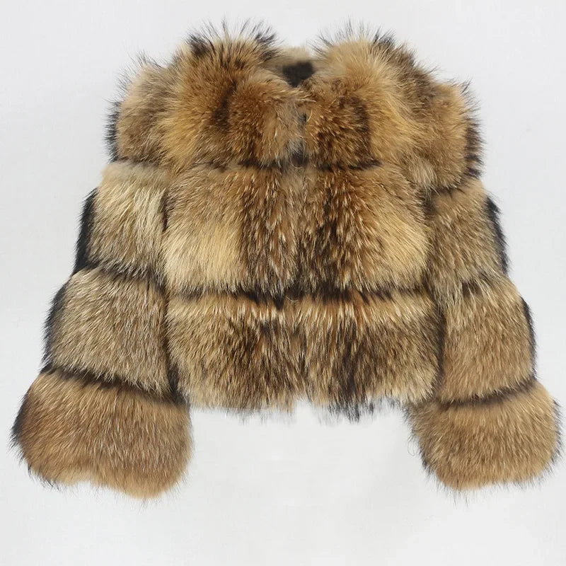 Bellanica - Raccoon Fur Jacket Autumn Winter