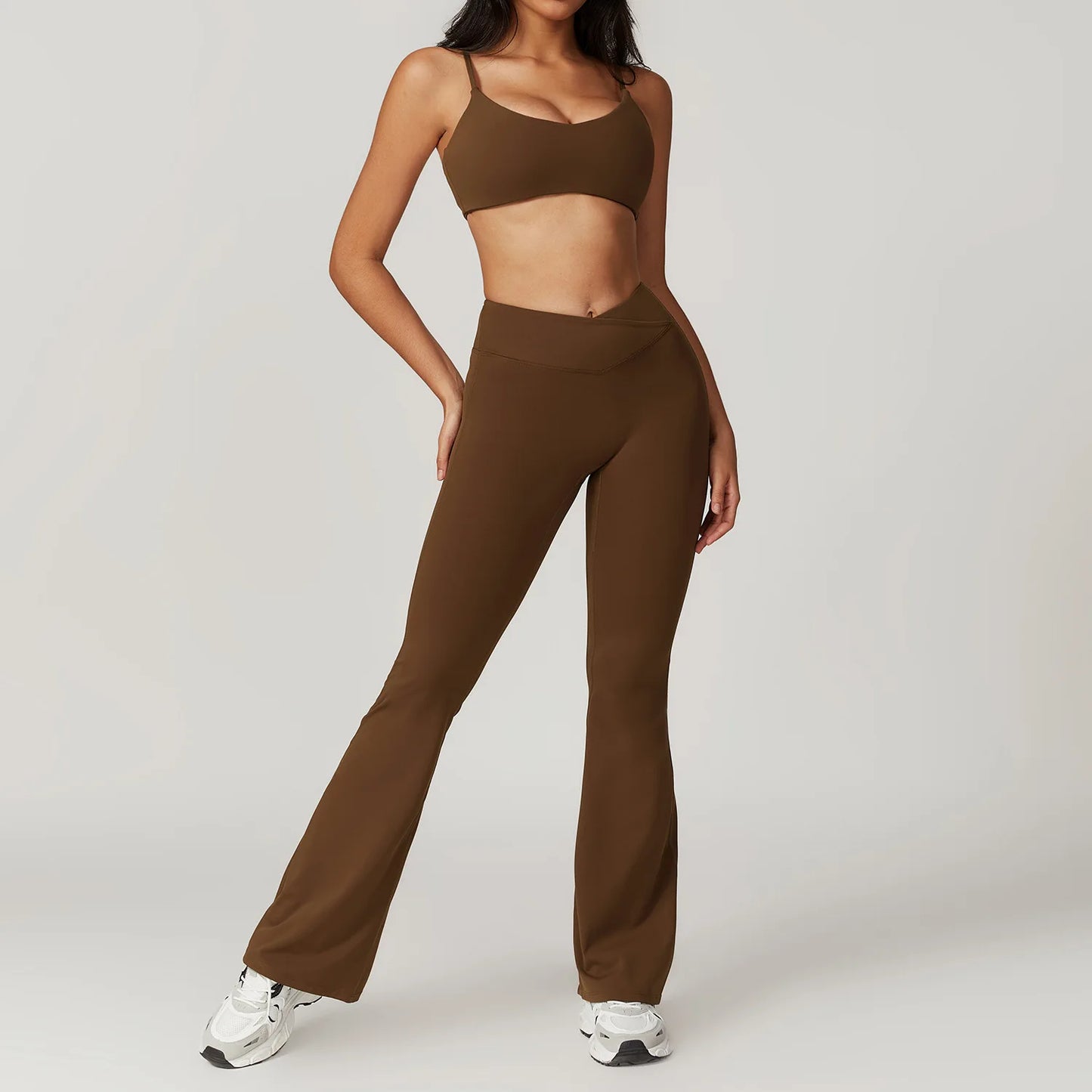 Bellanica - 2-Piece Crop Top Leggings Set