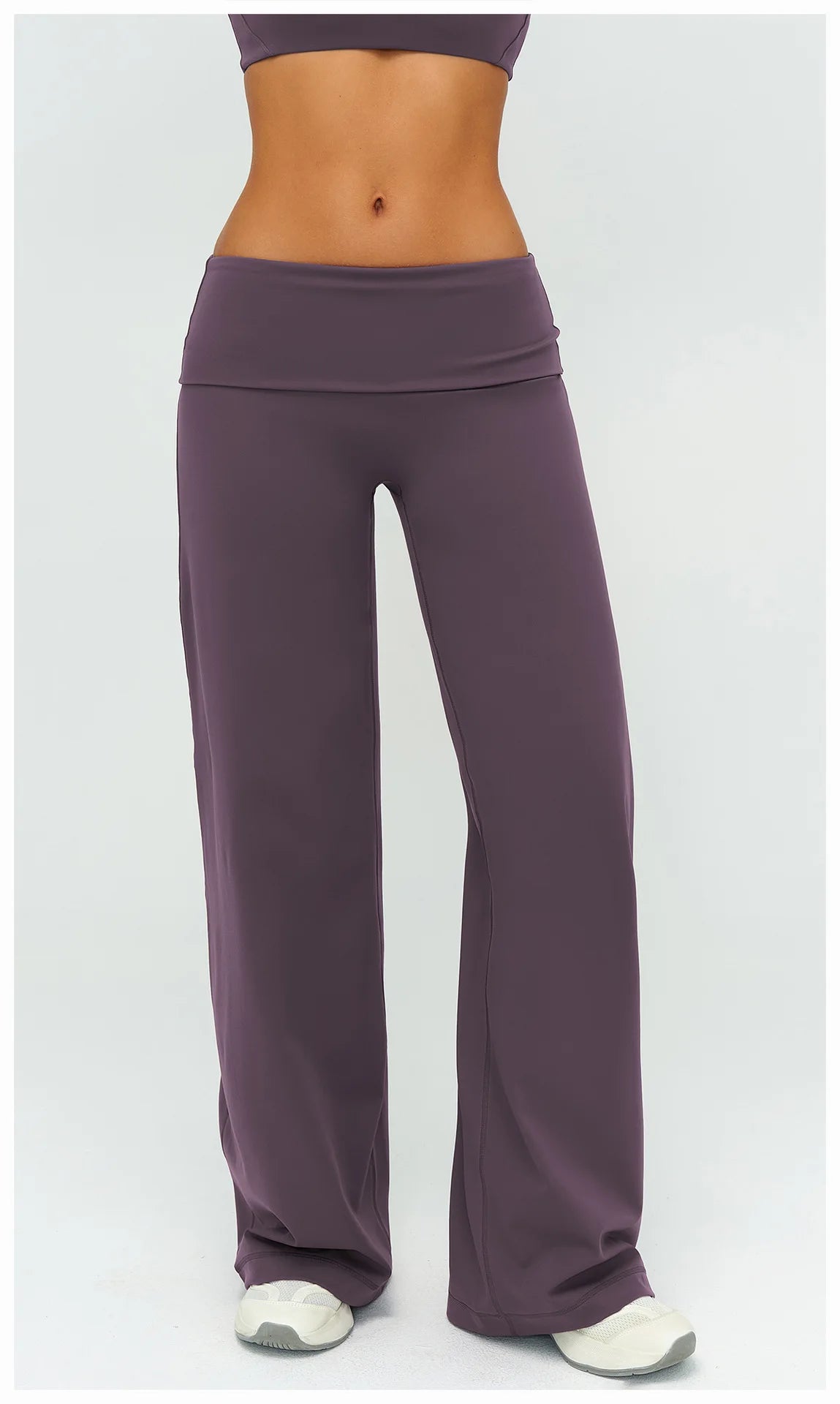 Womens Loose Wide-Leg Sports Leggings - Bellanica