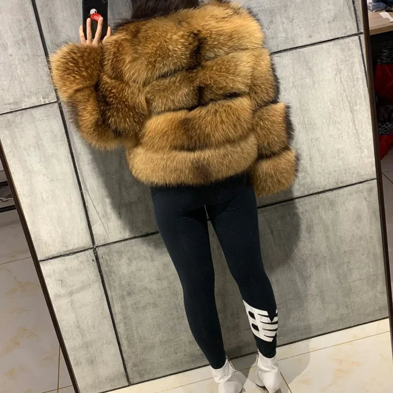 Bellanica - Raccoon Fur Jacket Autumn Winter