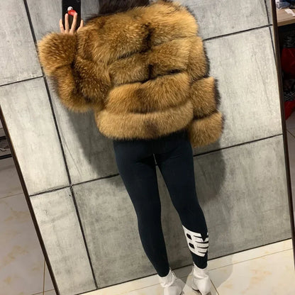 Bellanica - Raccoon Fur Jacket Autumn Winter