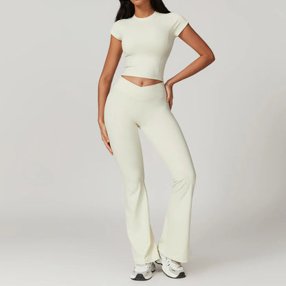 Bellanica - 2-Piece Crop Top Leggings Set