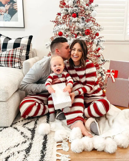 Bellanica - Striped Christmas Family Pajama