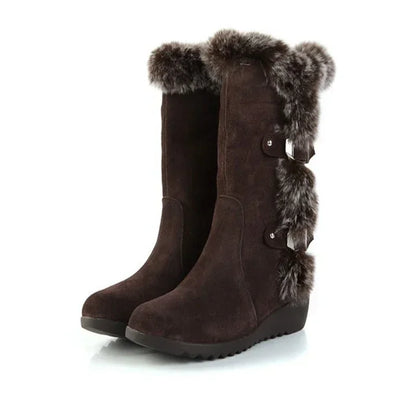 Bellanica - Fur mid-calf boots