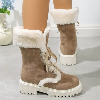Bellanica - Plush faux snow boots