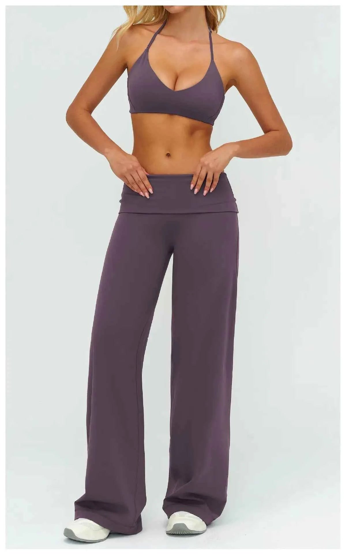 Womens Casual Yoga Tracksuit Set