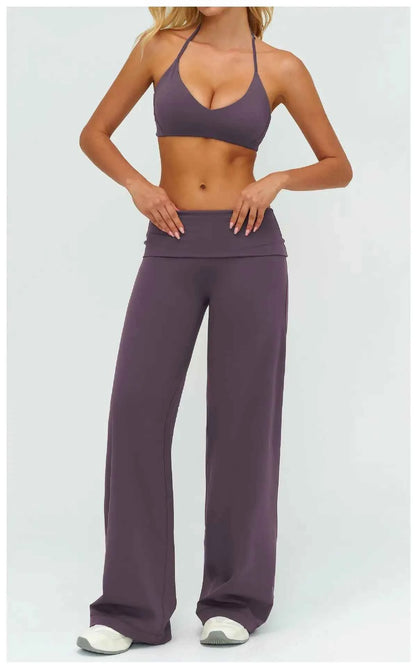 Womens Casual Yoga Tracksuit Set