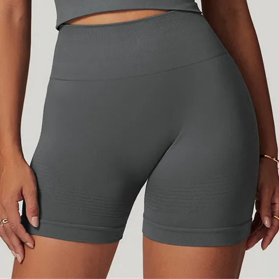 Bellanica - Seamless high-waist push-up shorts