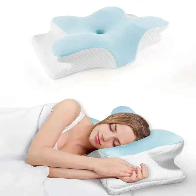 Butterfly Memory Foam Cervical Pillow