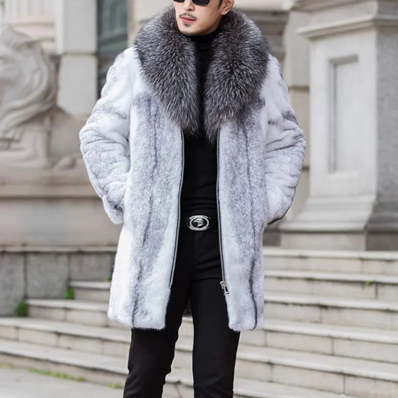 Bellanica - Men’s Luxury Faux-Fur Coat