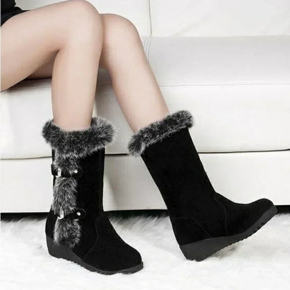 Bellanica - Fur mid-calf boots