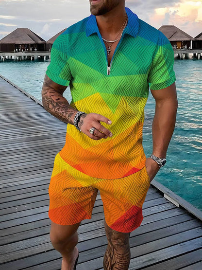 Bellanica - 3D Geometric Print Men's Set