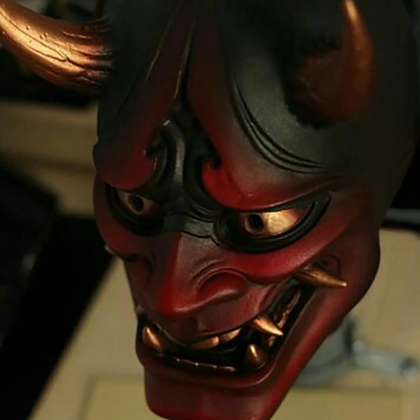 Bellanica - Japanese Hannya Horned Demon Mask