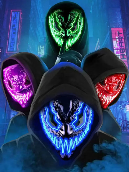 Bellenica - LED Venom Mask – Halloween Cosplay