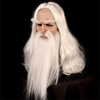 Bellanica - White-Haired Santa Claus Mask Prop