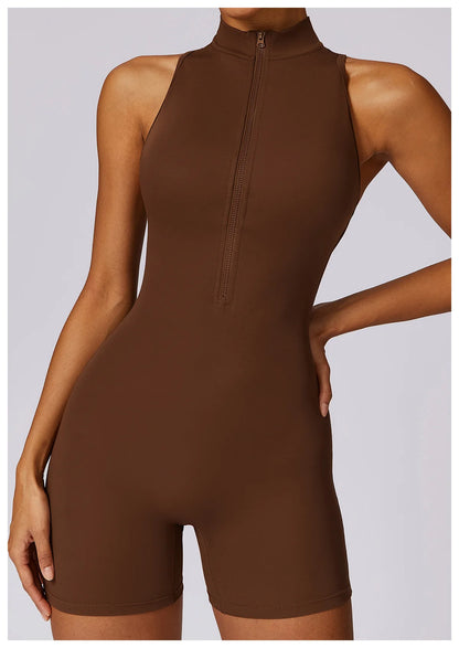 Bellanica - Seamless One-Piece Workout Jumpsuit Set