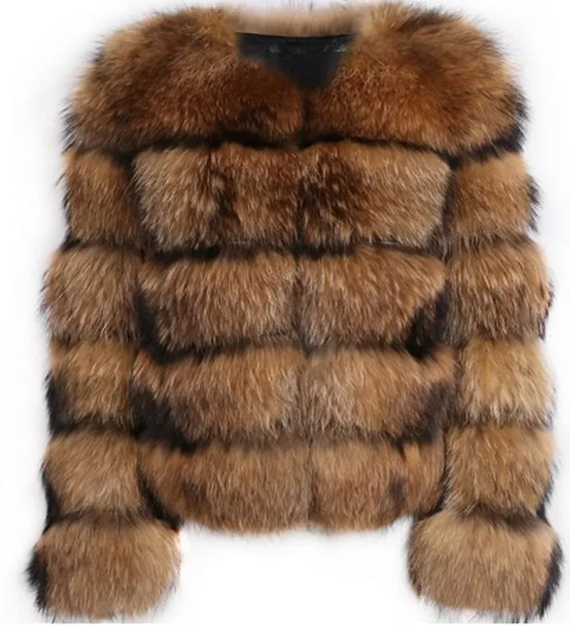 Bellanica - Raccoon Fur Jacket Autumn Winter