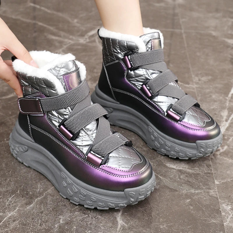 Bellanica - Velvet thick-soled snow boots