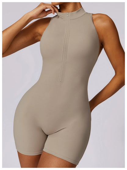 Bellanica - Seamless One-Piece Workout Jumpsuit Set