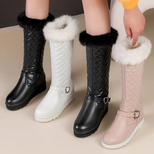 Bellanica - Fur knee winter boots