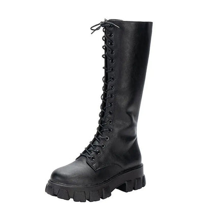 Bellanica - Zipper lace-up winter boots