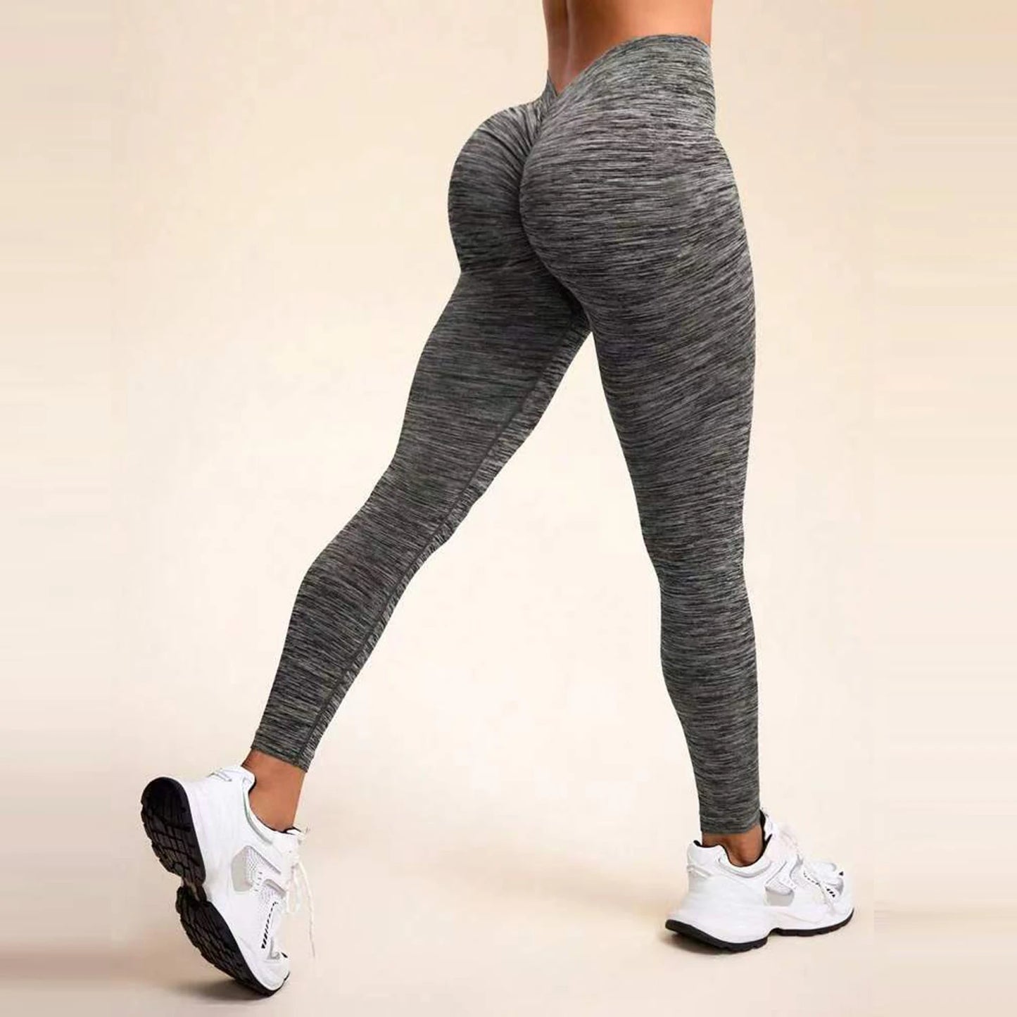Bellanica - Women’s V-Back Scrunch Butt-Lifting Leggings