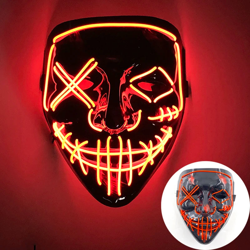 Bellanica - Glowing LED Purge Mask Headgear