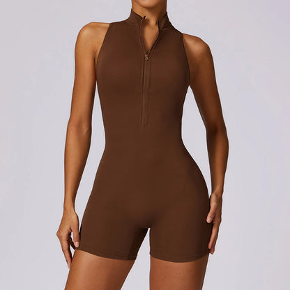 Bellanica - Seamless One-Piece Workout Jumpsuit Set