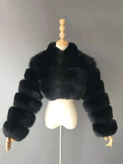 Bellanica - Women’s Short Faux-Fur Jacket