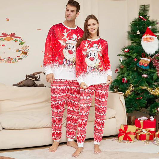 Bellanica - Reindeer Family Christmas Pajamas