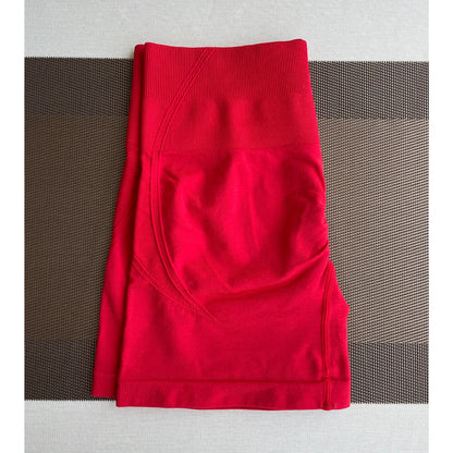 Bellanica - Seamless High-Waist Gym Shorts