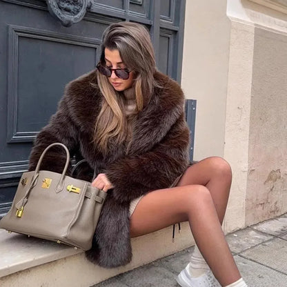 Bellanica - New Fashion Luxury Lapel Long Sleeves jacket