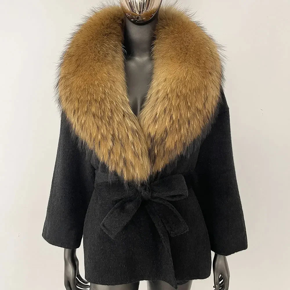 Bellanica - Women’s Raccoon Fox Coat