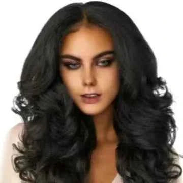European American Black Curly Fashion Wig