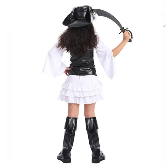Bellanica - Girls' Pirate Halloween Party Costume