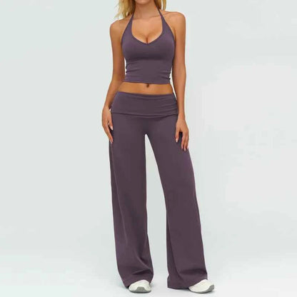 Womens Casual Yoga Tracksuit Set