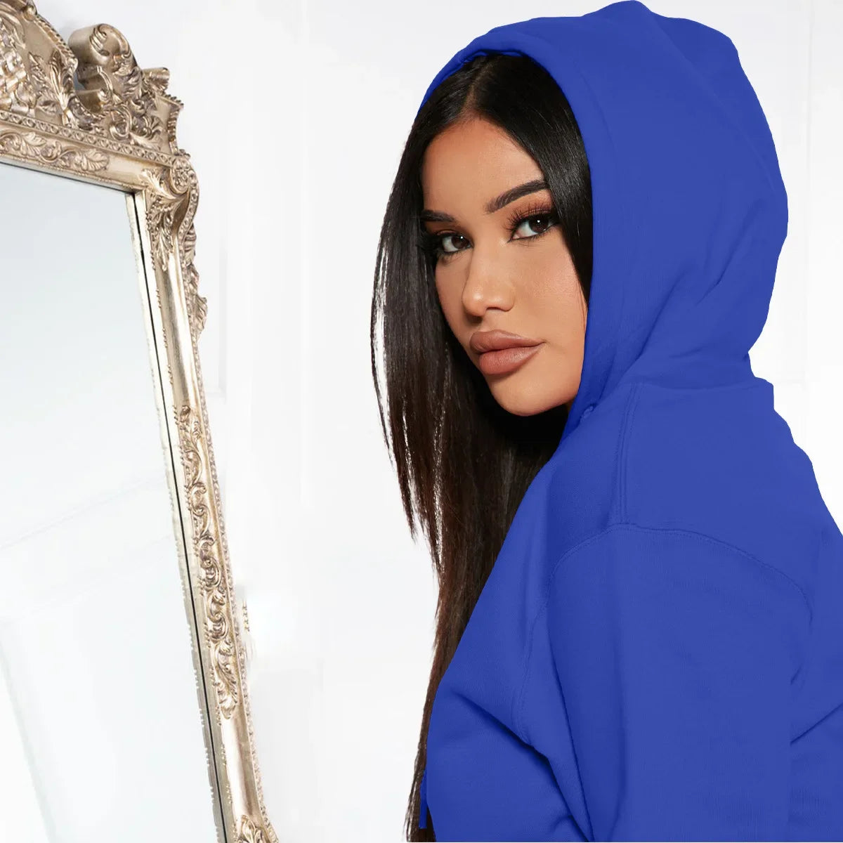 Bellanica - Fashionable Winter Fleece Skirt Set