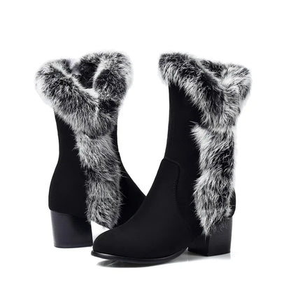 Bellanica - Furry wedge winter boots