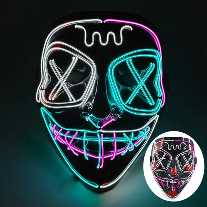 Bellanica - Glowing LED Purge Mask Headgear