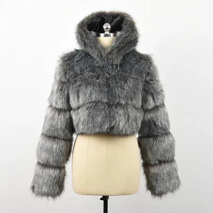 Bellenica - Pink Faux Fur Coat