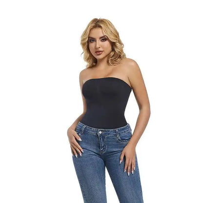 Body gainant sans bretelles et sans couture pour femme - Bellanica