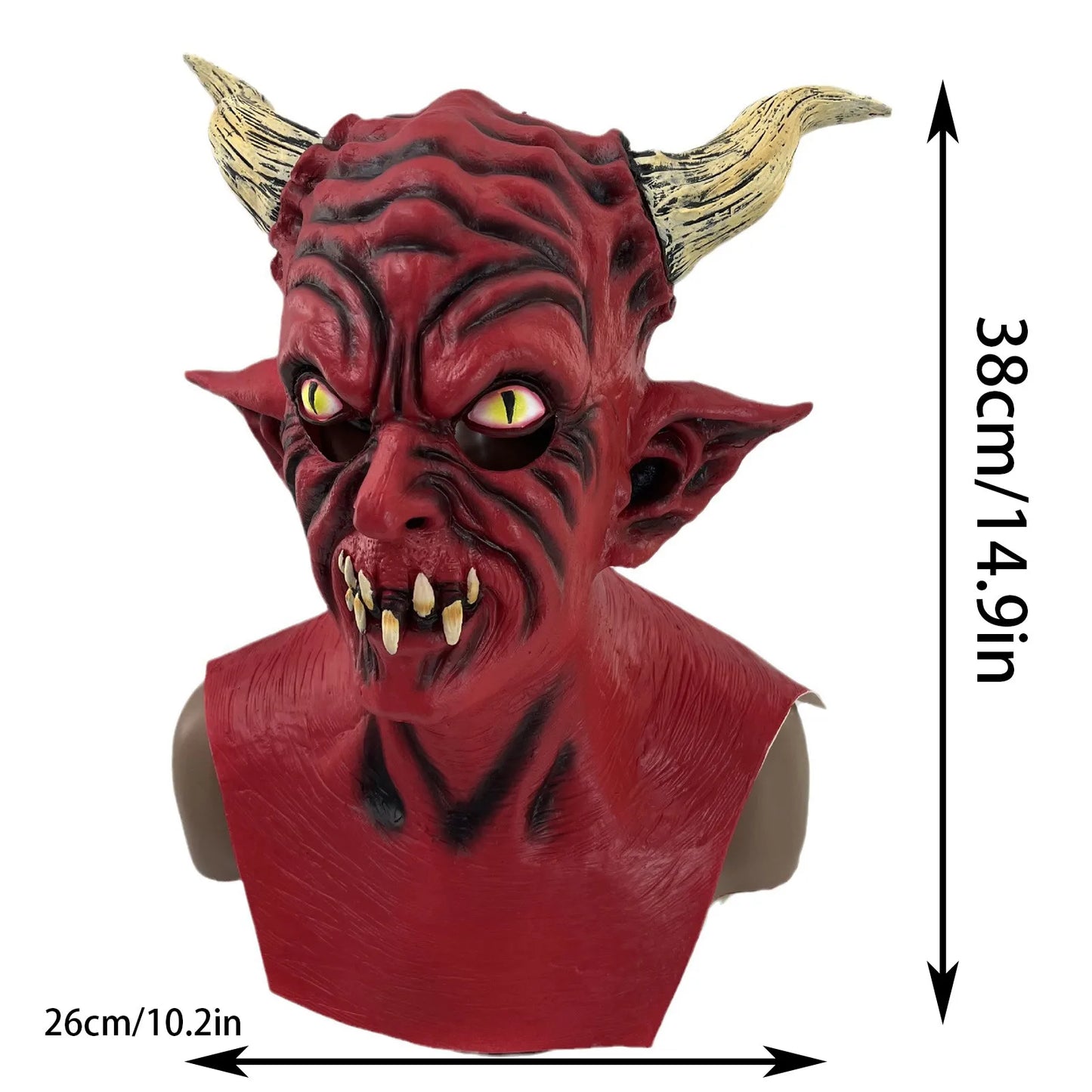 Bellanica - Demonic Horned Animal Halloween Party Mask