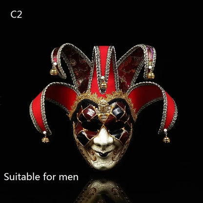 Bellanica - Joker Venetian Masquerade Party Mask