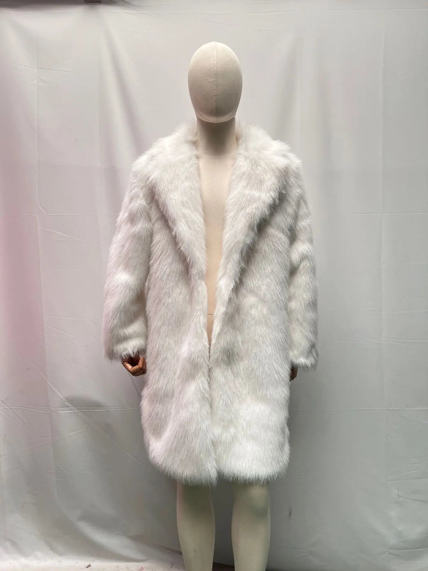 Bellanica - Men's Faux Fur Overcoat