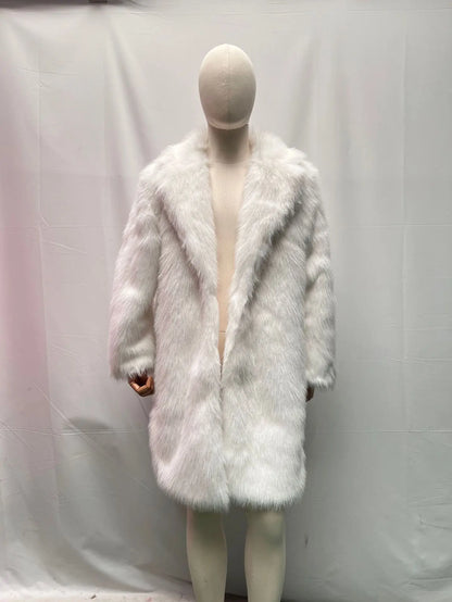 Bellanica - Men's Faux Fur Overcoat