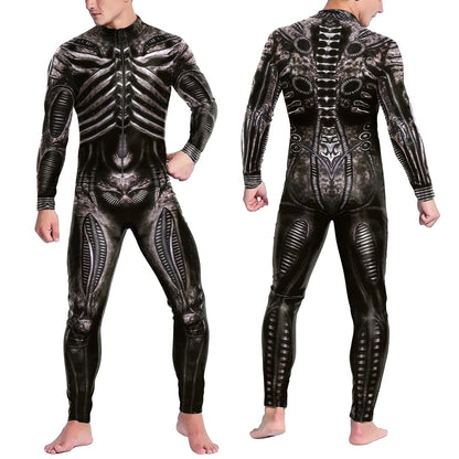 Bellanica - Cyberpunk Skeleton 3D Catsuit Costume