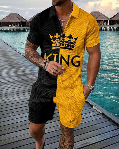 Bellanica - 3D Jesus Cross Men's Summer Set