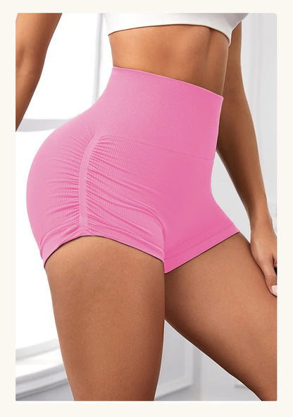 Bellanica - Seamless high-waist scrunch shorts